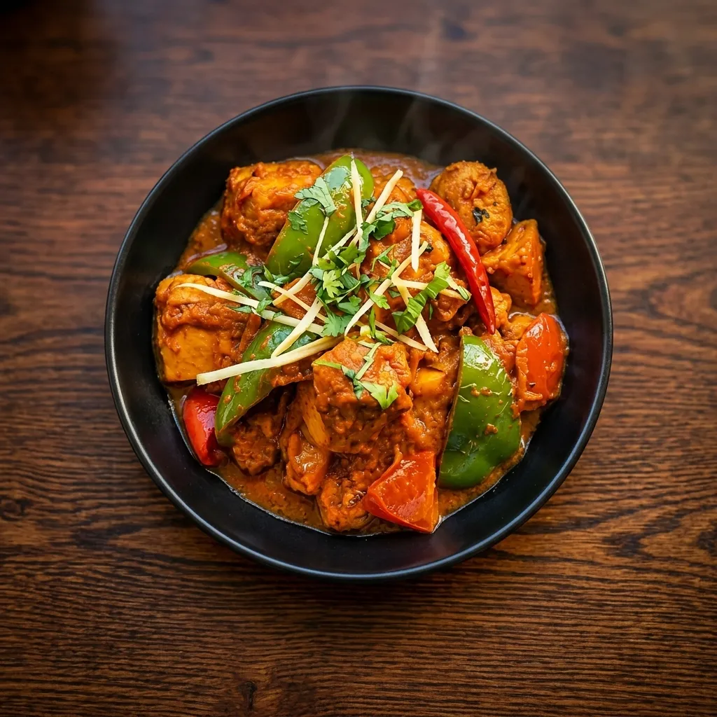 Chilli chicken appetizer at Indian Curry House-Banff on Banff Avenue